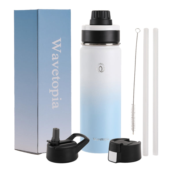 Wide Mouth Sports Water Bottle - Sky