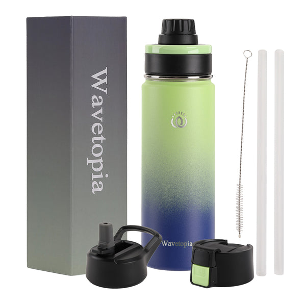 Wide Mouth Sports Water Bottle - Forest Night